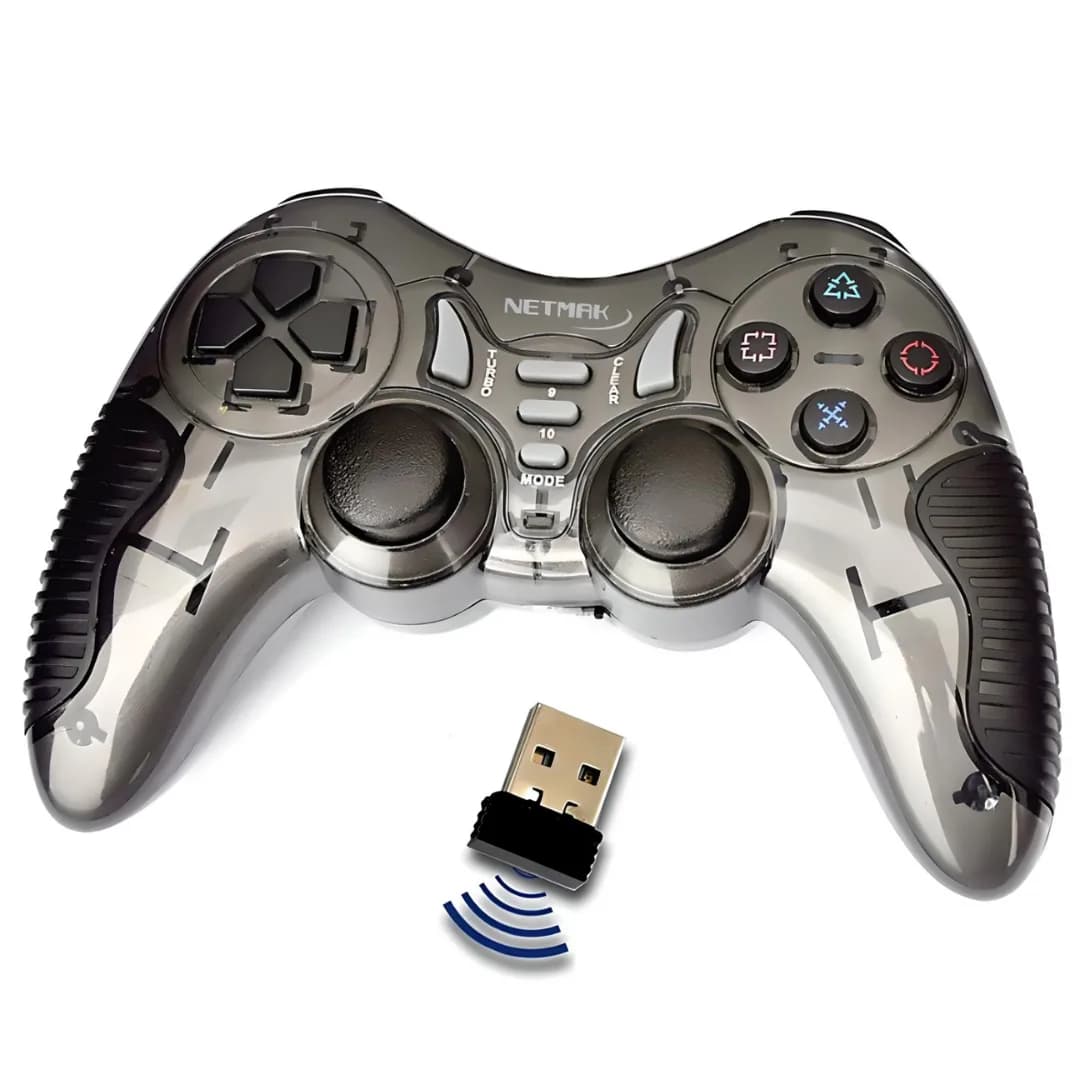 Joystick Netmak Nm-xtreme Inalambrico Bat/ Int PS2/PS3/PC Dual Shock