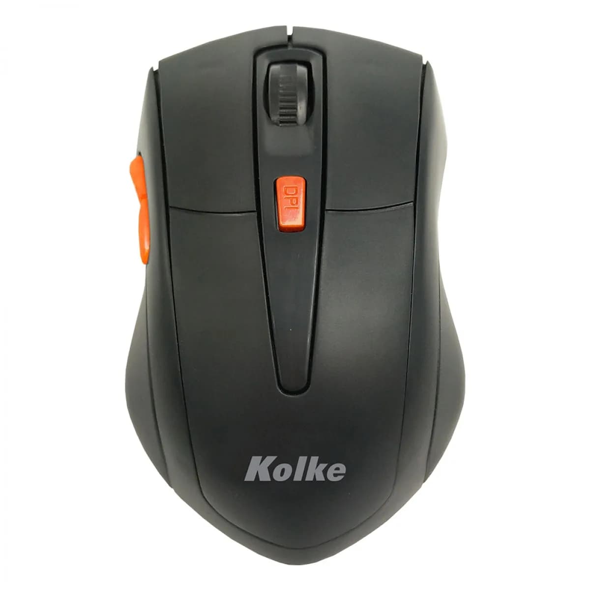 Mouse Kolke Inalámbrico USB KEM-247 Negro y Naranja