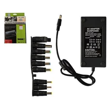 Cargador Universal para Notebook/Netbook incluye ficha tipoC (dinax/ibek)