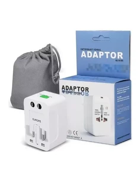 Adaptador de enchufe universal Viajero para Europa, Reino Unido, EE.UU., Asia Internacional