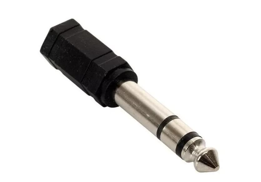Adaptador Miniplug Auxiliar 3.5 A Plug Grande 6,5mm Estereo