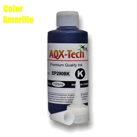 Tinta Sublimacion AqxTech 100ml Amarillo para Epson
