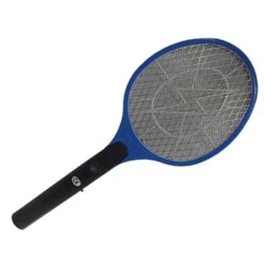 Raqueta mata mosquitos mediante descarga electrica