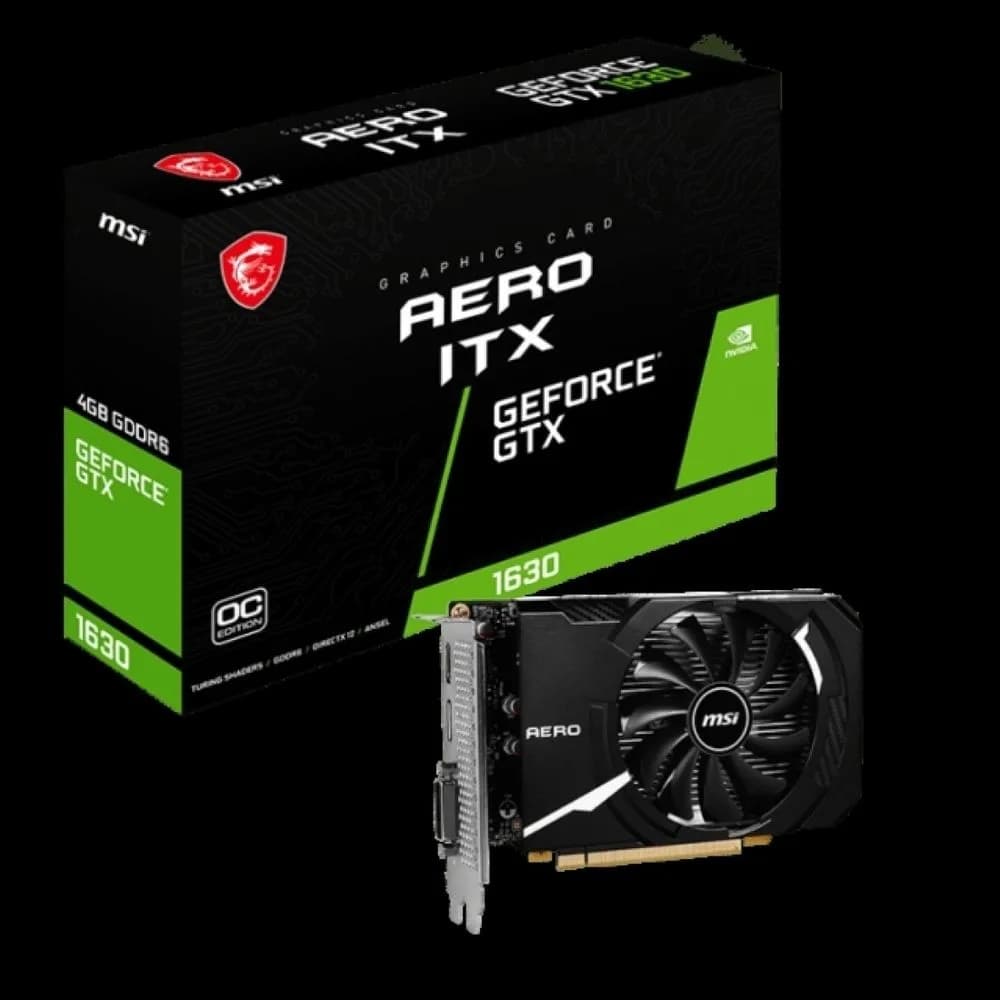 Placa Video Msi Geforce Gtx 1630 Aero Itx 4GB Oc