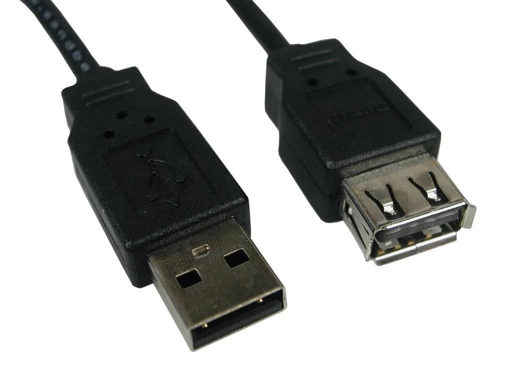 Cable usb macho a hembra