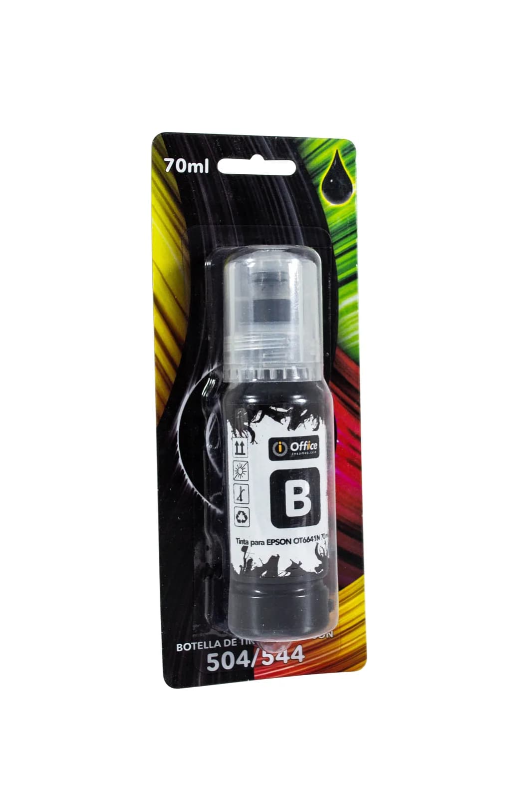 TINTA ALT P/EPSON 504/544 70CC A NEGRO CON APLICADOR serie Lxxxx