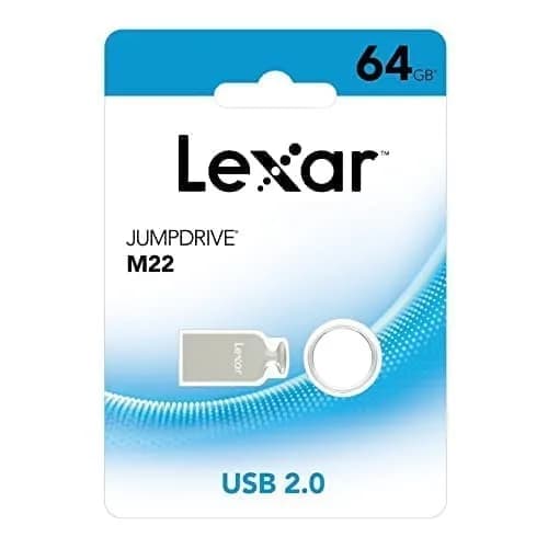 Pendrive Lexar 64GB 2.0 Jumpdrive M22 Metalico
