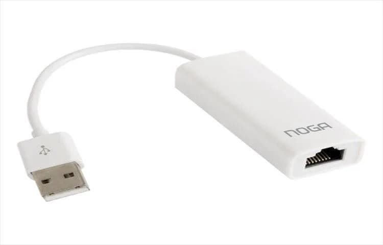 Placa de Red Noganet USB RED2 RJ45 Externa con Cable