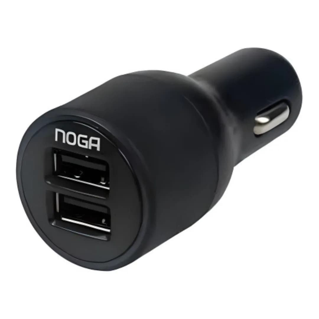 Cargador Noganet Car USB20 Doble 2.1A C/cable Micro USB