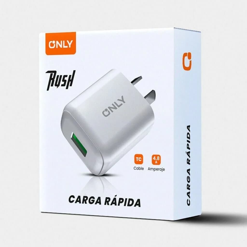 Cargador MODO-018 4.8A – 1USB + Cable V8 – Only