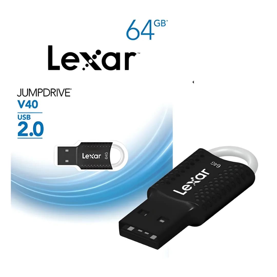 Pendrive Lexar 64GB 2.0 Jumpdrive V40