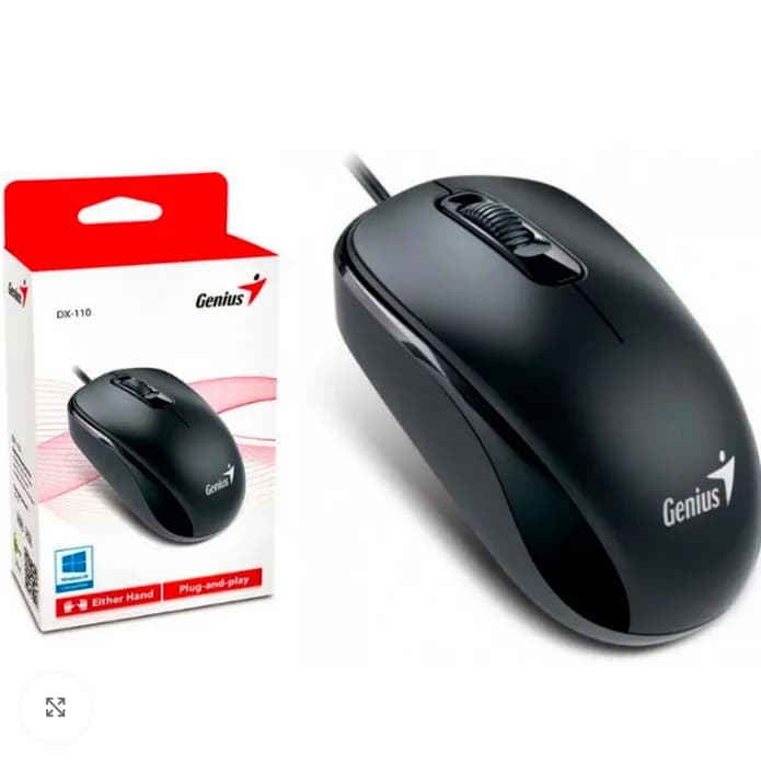 Mouse Genius Dx-110 Usb Black 1200 Dpi
