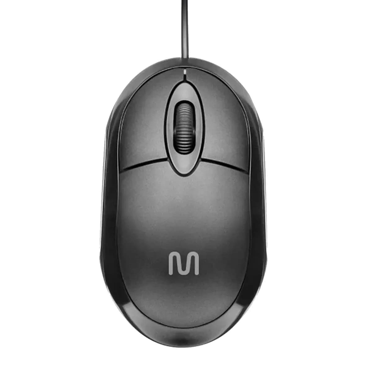 Mouse Multilaser USB Negro 1200DPI MO300