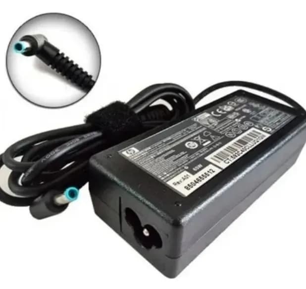 Cargador original notebook HP pin azul