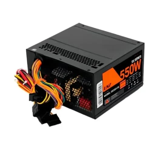 Fuente PC Lnz FB550-LX 550W + Cable Power