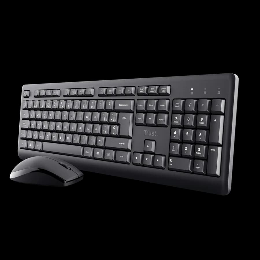 Kit Teclado + Mouse Inal Trust Primo Negro 25433