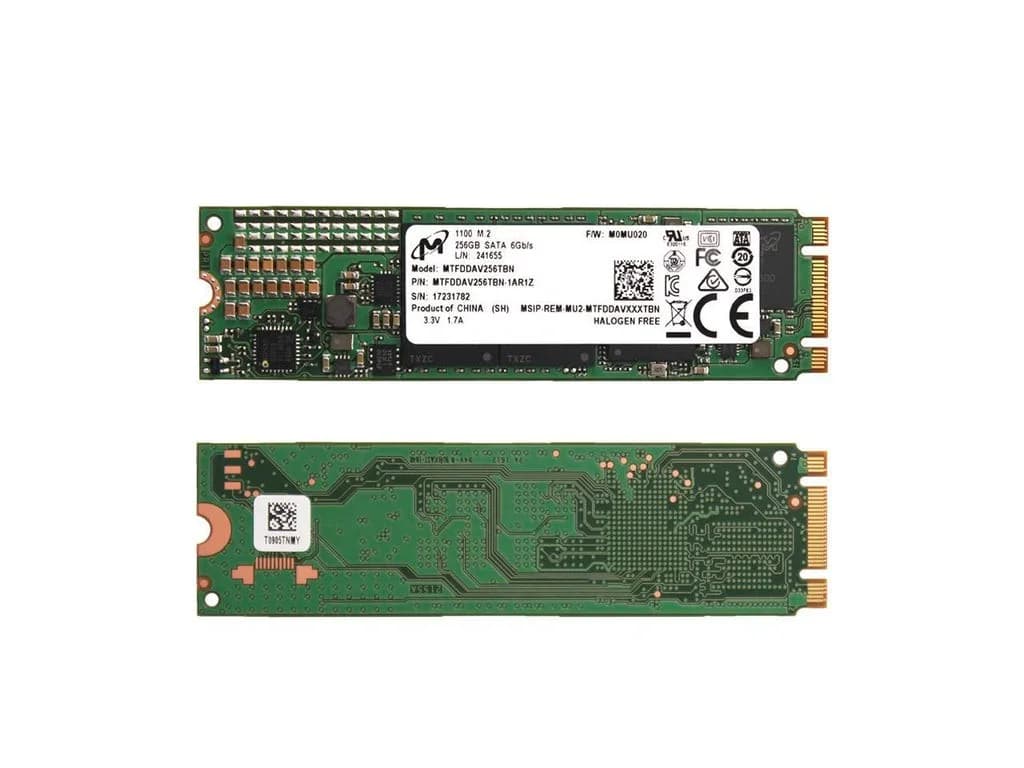 Micron 1100 M.2 2280 256GB SATA 6 Gb/s Solid State Drive (usado)
