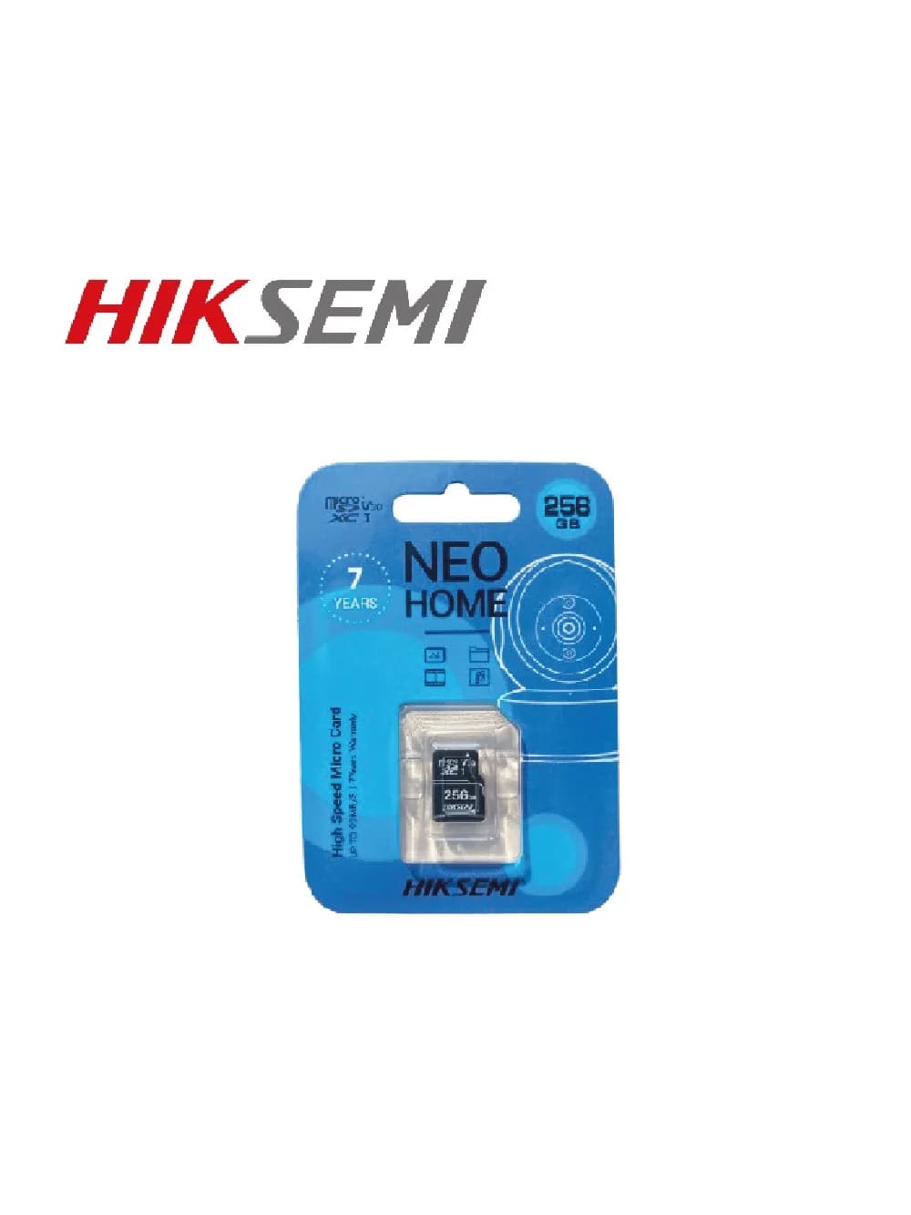 Memoria Hiksemi Micro SD 256GB HS-TF-D1 sin Adaptador Blister Celeste