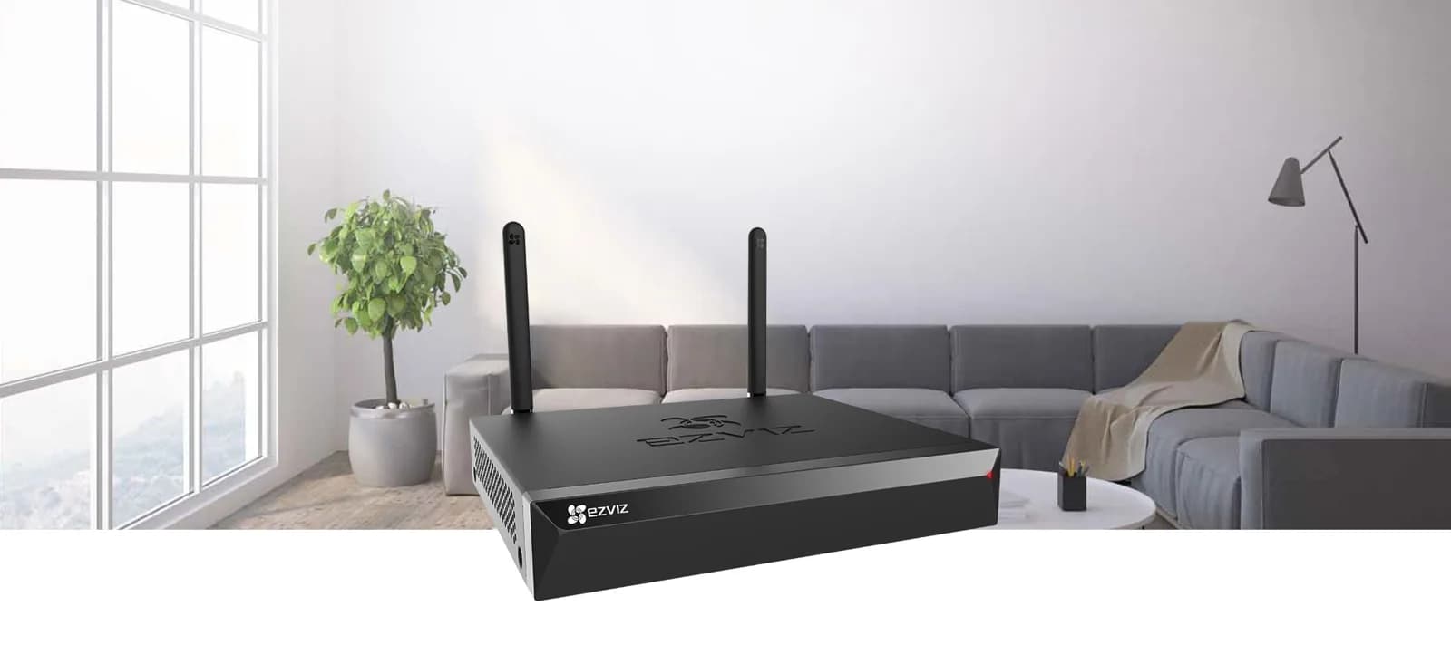 Nvr Ezviz R5CS-X5S-RR100-8W Inalambrico 8 Canales Soporta Disco 8TB