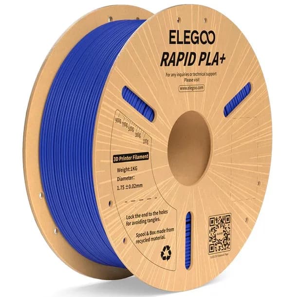FILAMENTO ELEGOO RAPIDO PLA+ -1.75mm-1KG-AZUL 600 mm/s