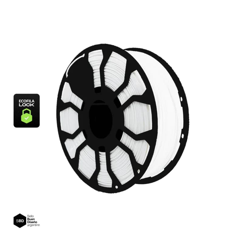 PLA Hellbot 1KG 1,75mm – Blanco – LOCK