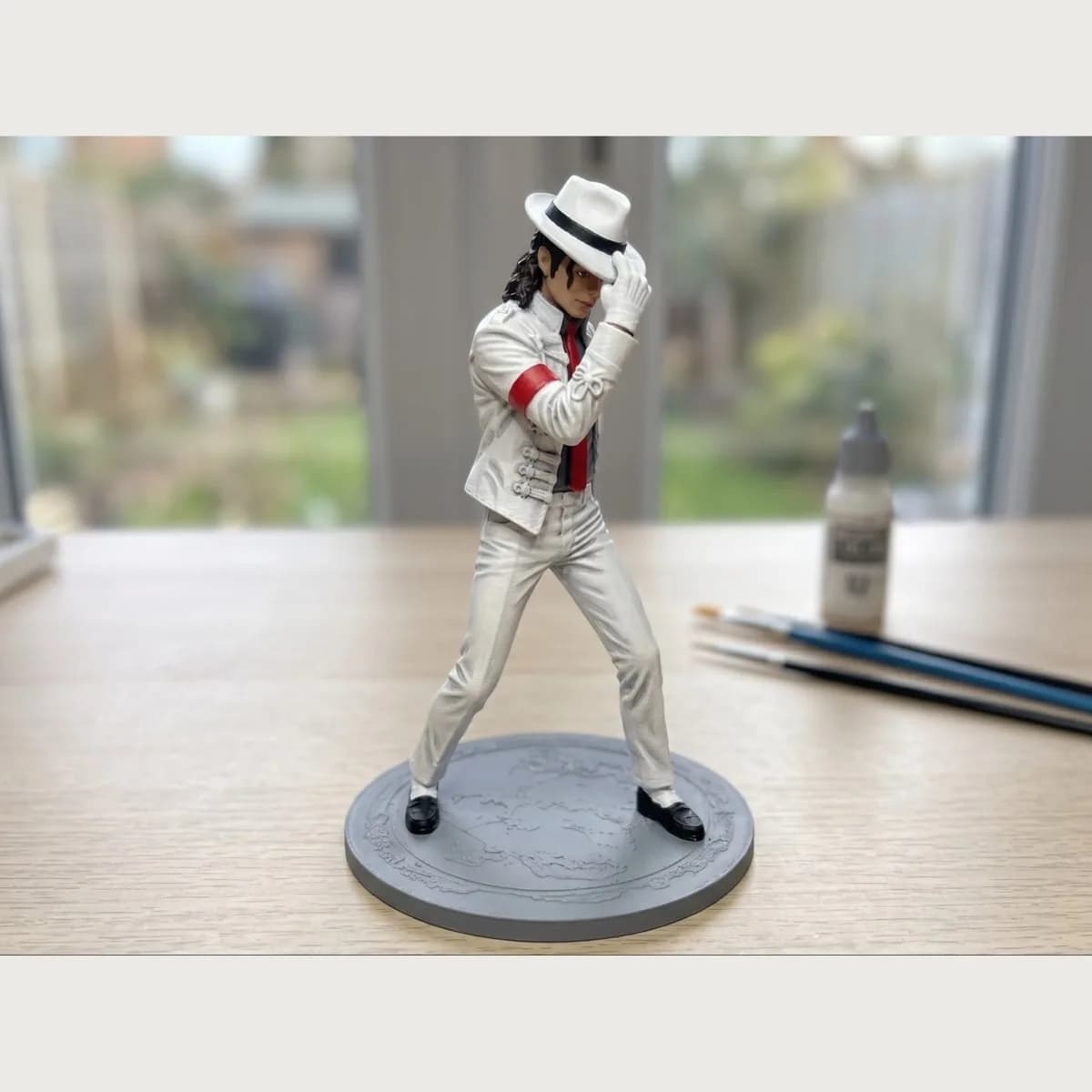 Figura El Rey del Pop (pose Smooth Criminal) - Impresion 3D