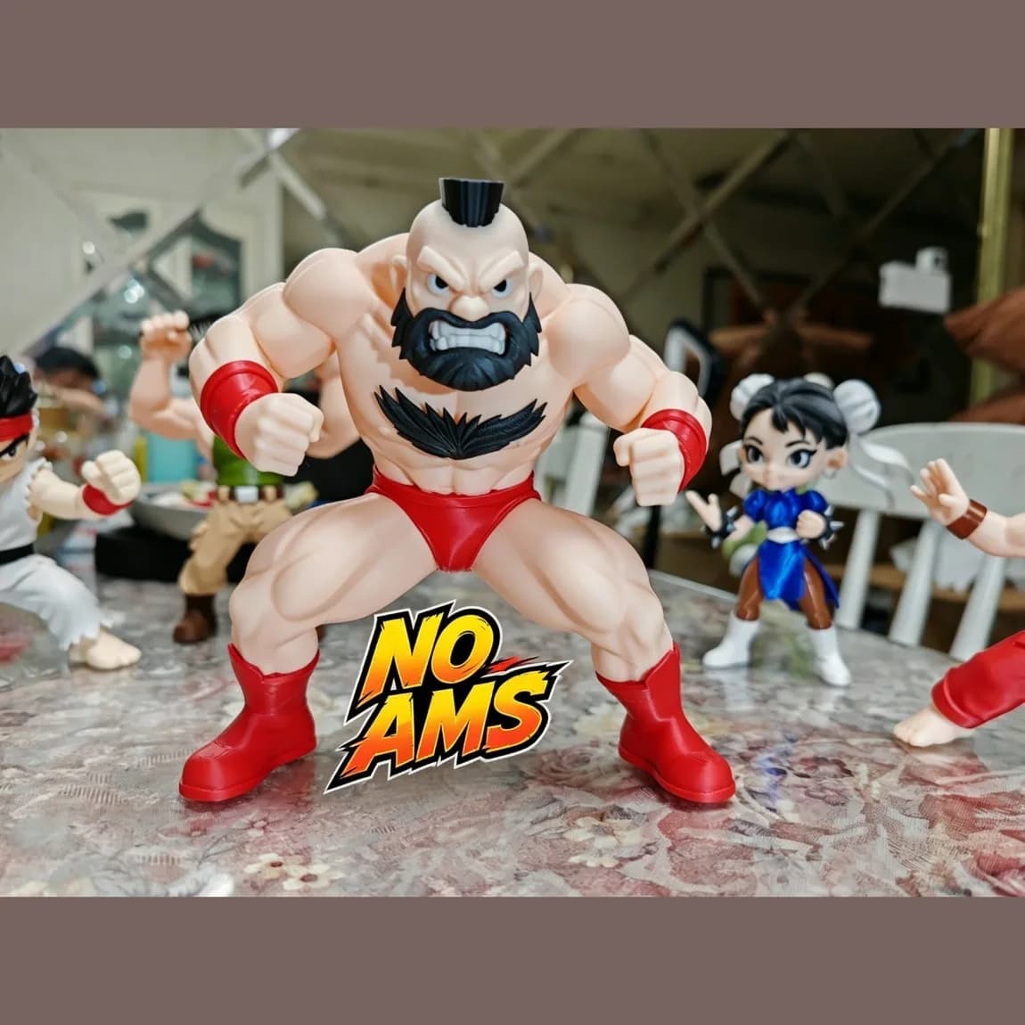 ZANGIEF - Street Fighter II (Figura Armable 3D)