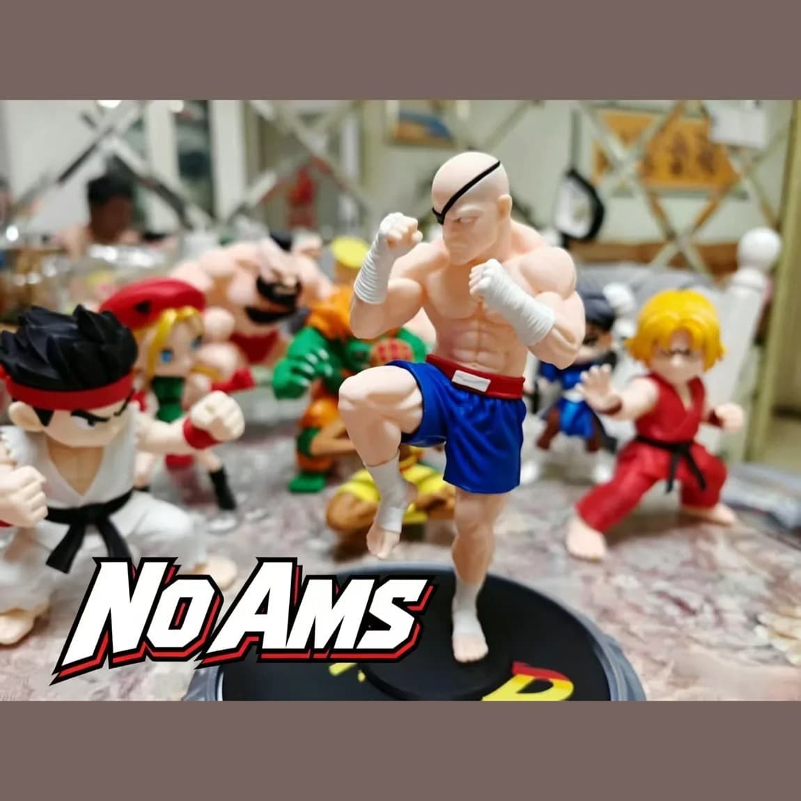 SAGAT - Street Fighter II (Figura Armable 3D)