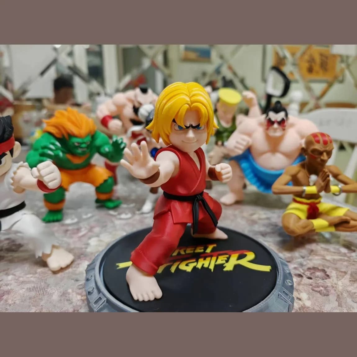 KEN - Street Fighter II (Figura Armable 3D)