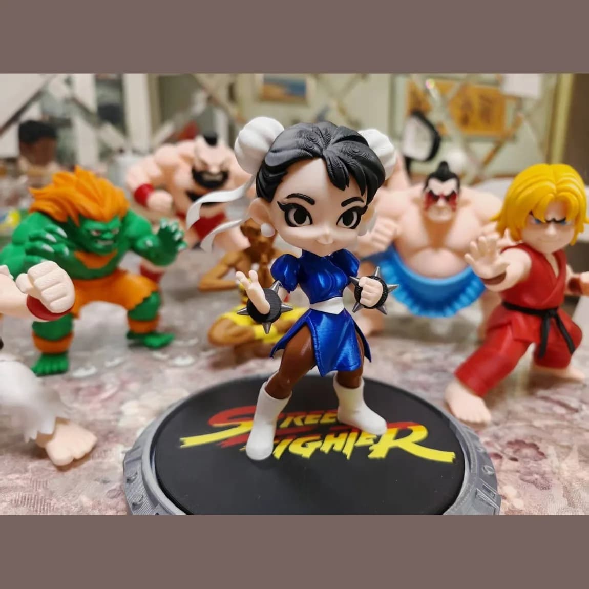 CHUN-LI - Street Fighter II (Figura Armable 3D)