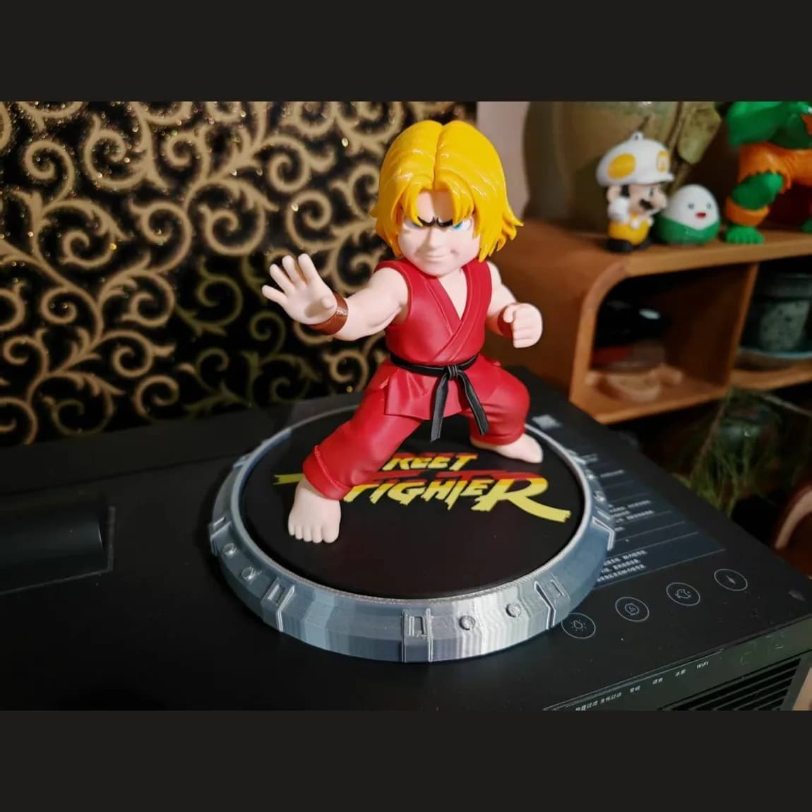 Base Giratoria para Figuras - Street Fighter II (3D)