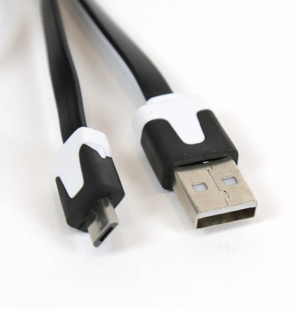 cable plano microUSB a USB