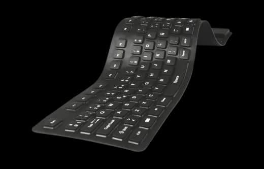 Teclado Noganet Flexible NKB-76 Usb Negro