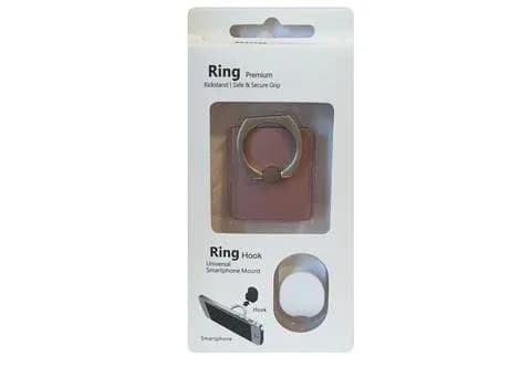 Ring Hook premium kickstand universal smartphone mount silver
