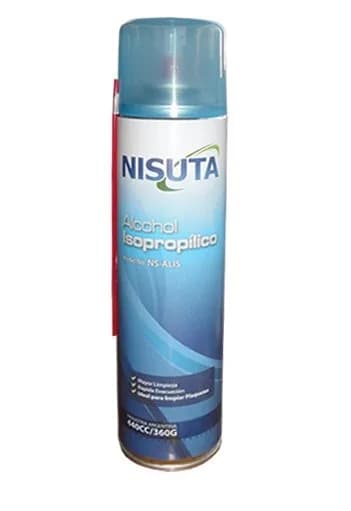 Alcohol isopropilico de limpieza NISUTA 440CC-380G NSALIS