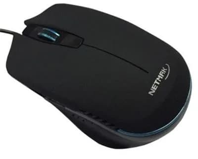 Netmak Mouse USB 1000 Dpi Black NM-M17