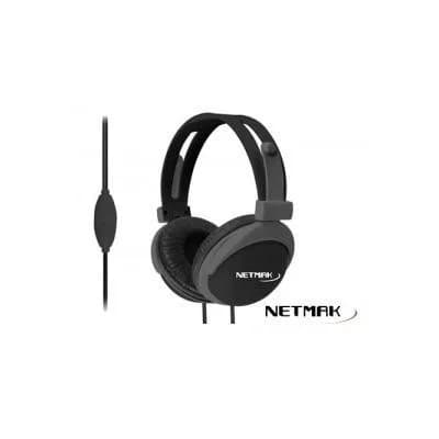Netmak Auricular Plegable Bk&grey NM-903