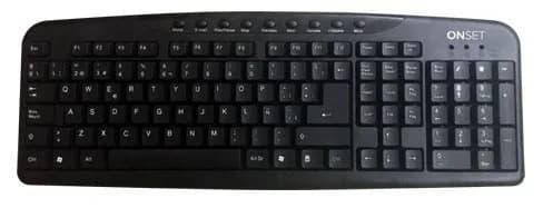 Teclado Onset Multimedia USB TC200