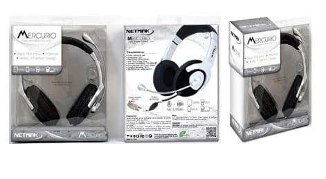 Auricular Mercurio C/mic Flexible Netmak