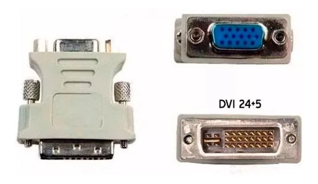 Adaptador Dvi-i 17P Macho a Vga Hembra Nisuta Ns- ADDV1