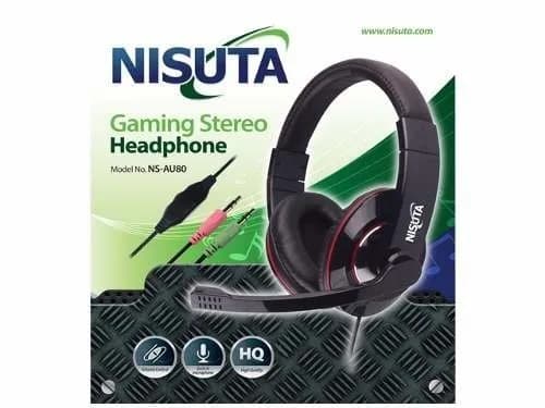 AURICULAR GAMER PC con MICROFONO NISUTA NS-AU80