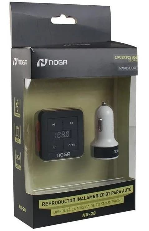 Transmisor Bluetooth De Audio Y Mp3 Para Auto Ng-28 Noga
