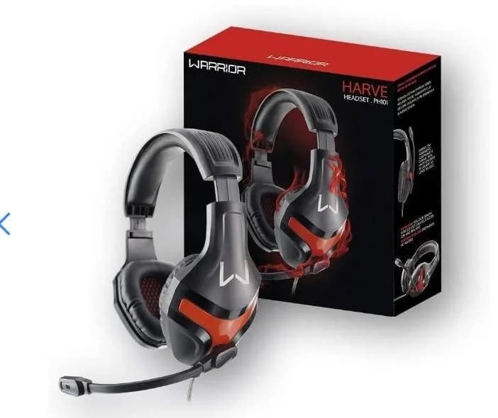 Auriculares Gamer Multilaser Warrior Harve Ph101 - Doble conector