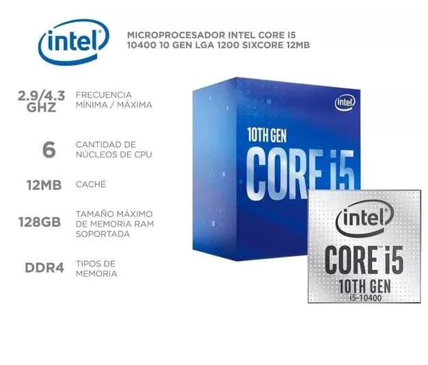 Cpu Intel Core I5-10400T 2.90GHZ
