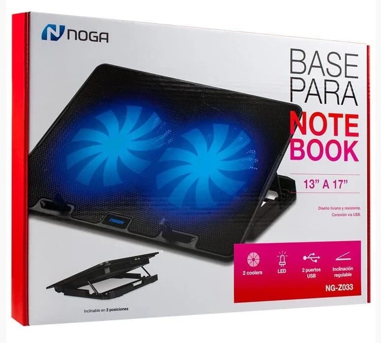 Base con Cooler para Notebook NG-Z033