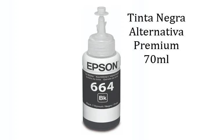 Tinta AQX Tech EPSON de 70cc /70ml
- Negro T664