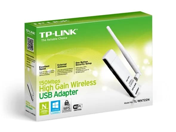 Adaptador USB Inalámbrico 150Mbps TL-WN722N