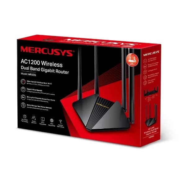 Router Wifi AC1200 Wireless Dual Band Gigabit Router - MR30G