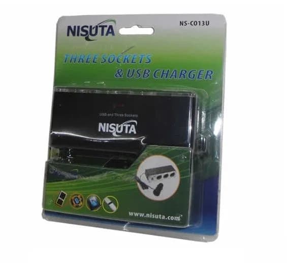 CARGADOR HUB NISUTA 12V/24V a USB NSCO13U
