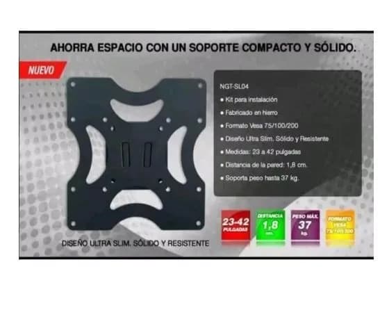 Soporte Tv Led Lcd de 23" A 42" Noga Ngt- sl04